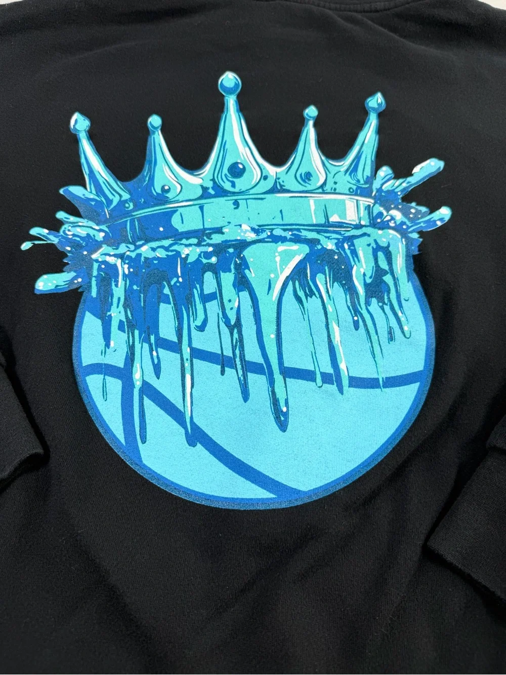 BKTSQD x Jesser 20 Mil Club Hoodie Adult M Black Basketball Graphic Streetwear